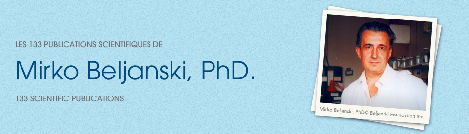 Les Publications de Mirko Beljanski, PhD.